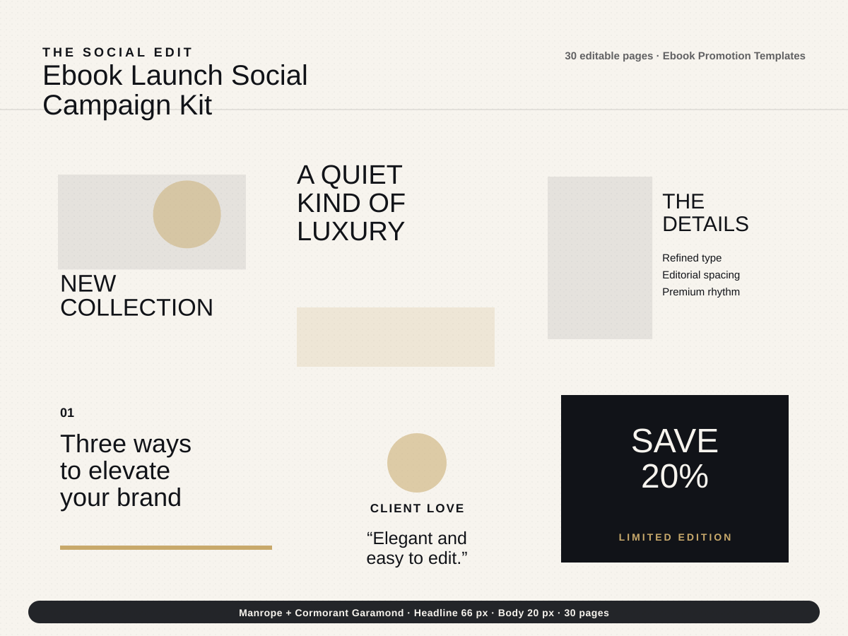 Ebook Launch Social Campaign Kit preview