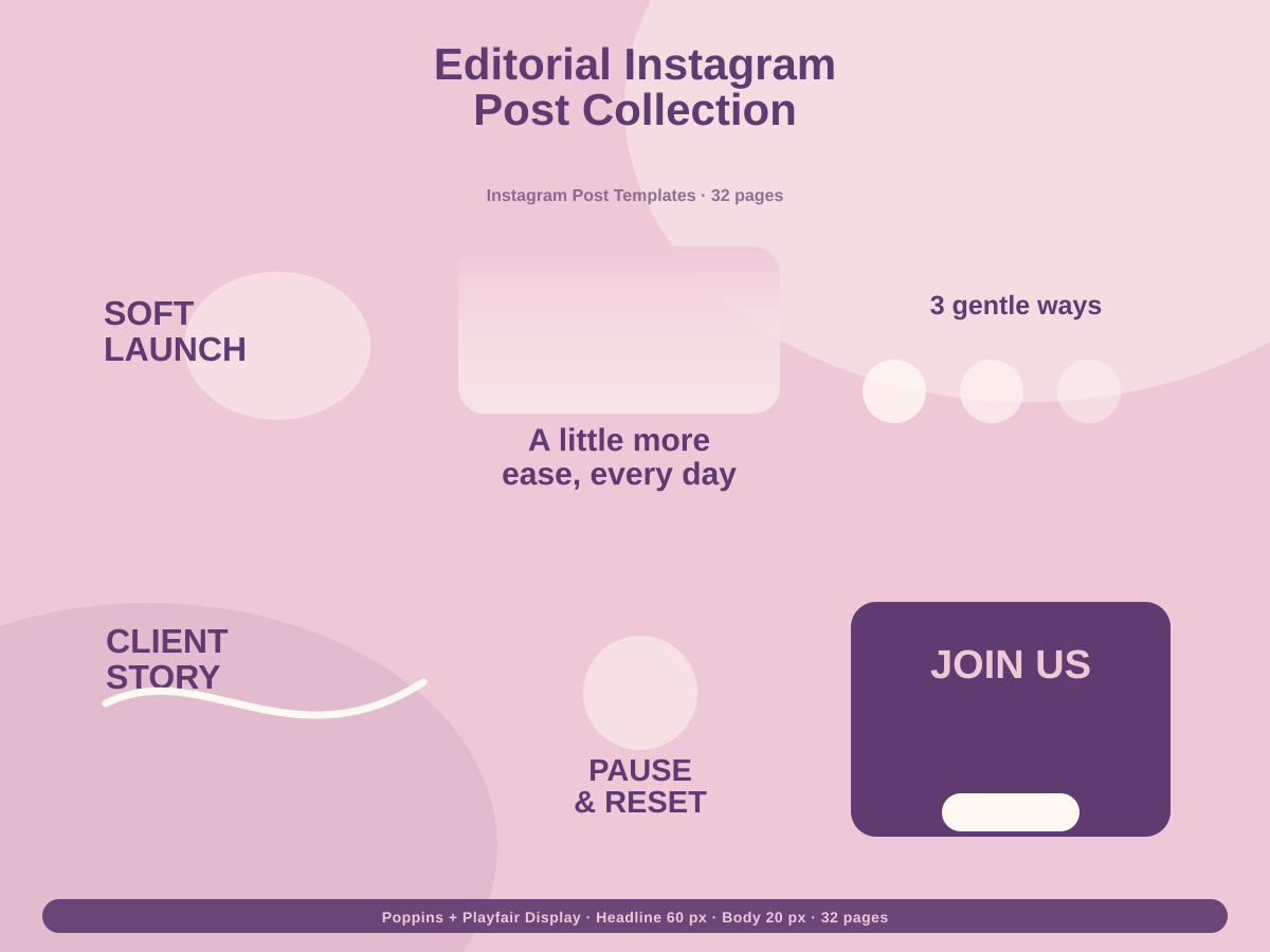Editorial Instagram Post Collection preview