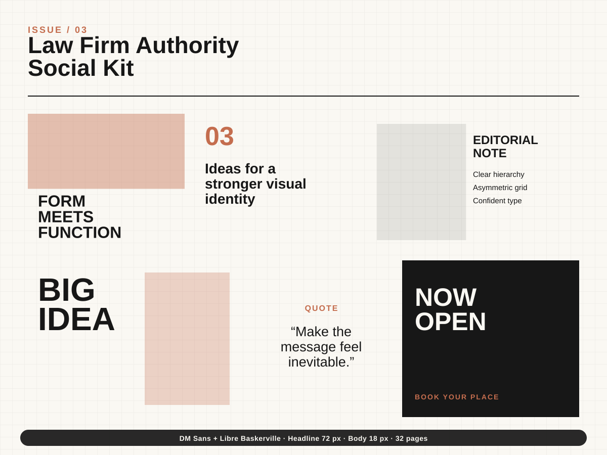 Law Firm Authority Social Kit preview