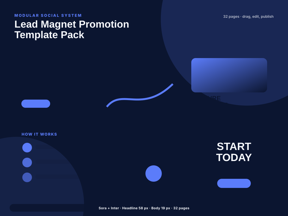 Lead Magnet Promotion Template Pack preview