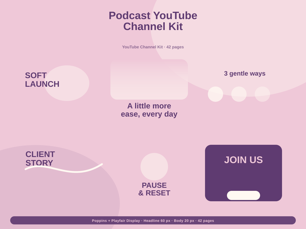 Podcast YouTube Channel Kit preview
