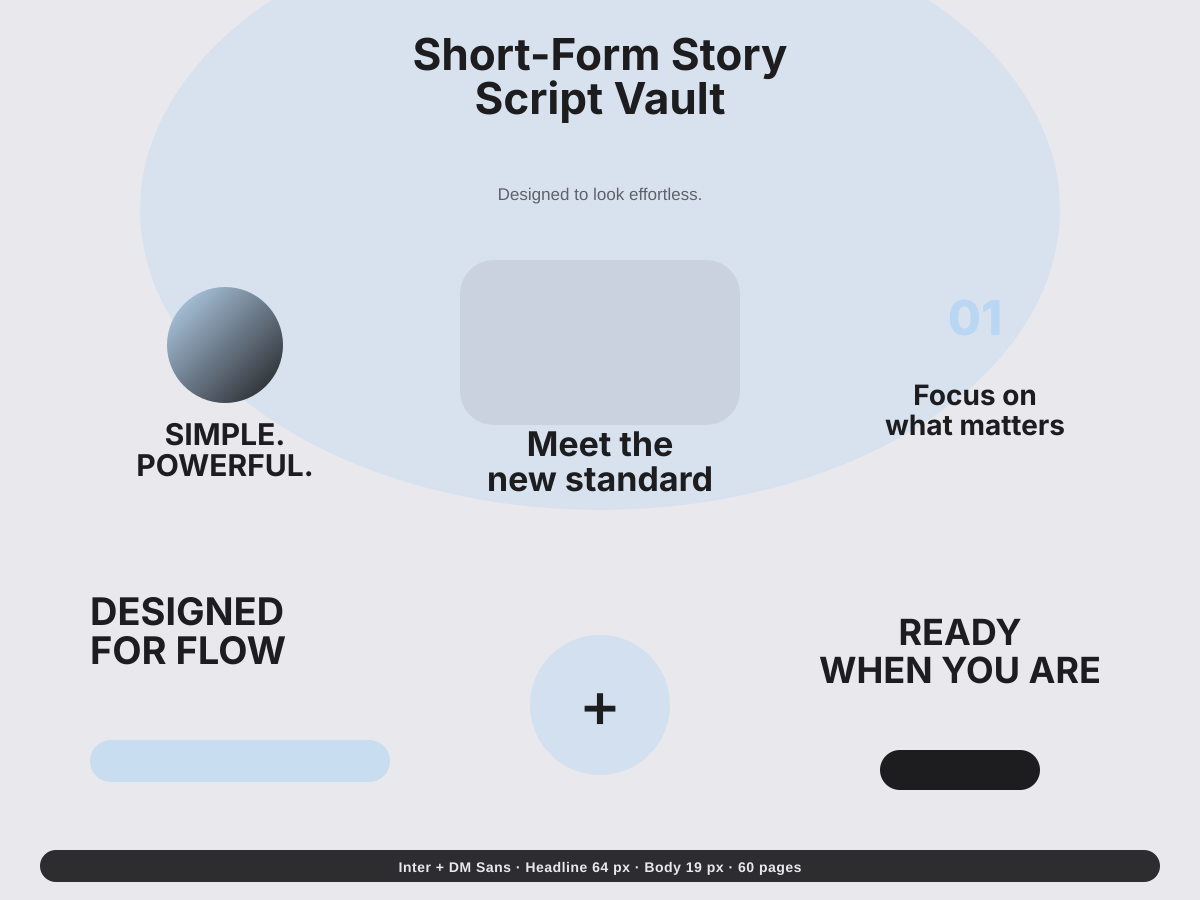 Short-Form Story Script Vault preview