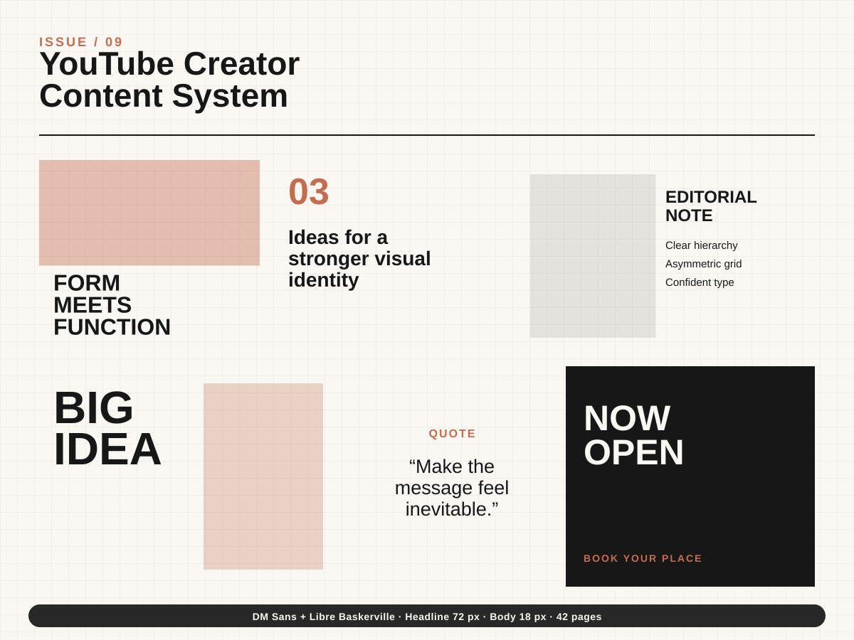 YouTube Creator Content System preview