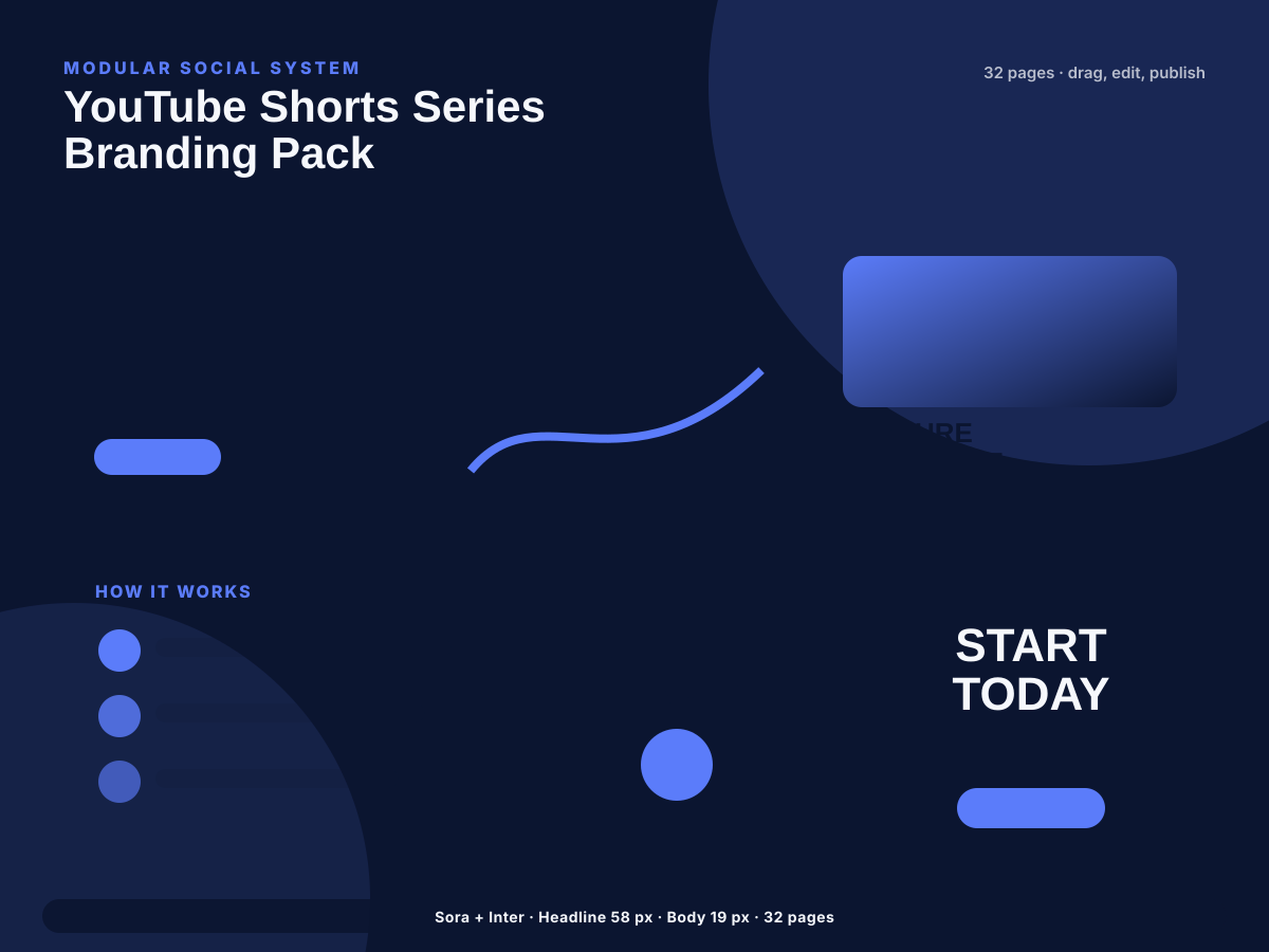 YouTube Shorts Series Branding Pack preview